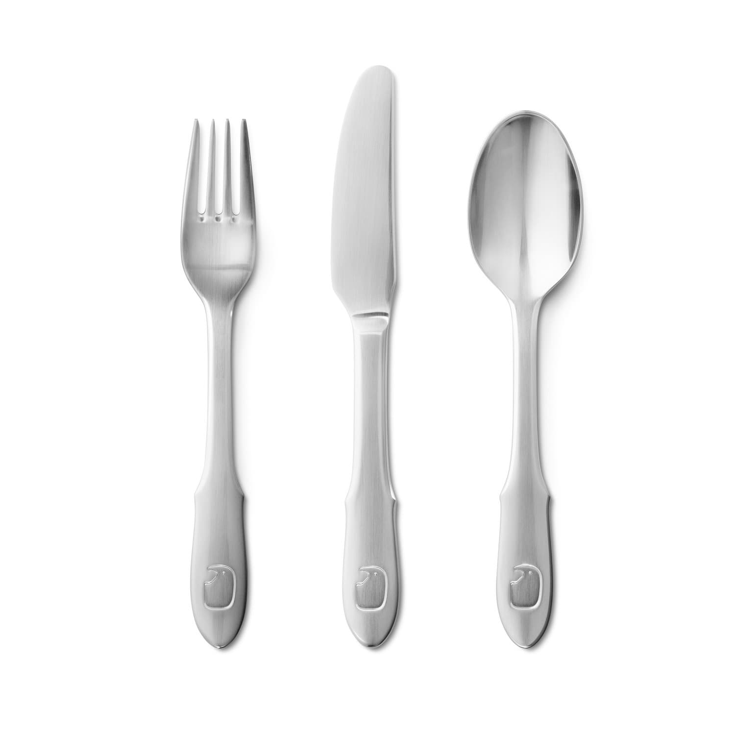 Georg Jensen Elefant børnebestik - Børnebestik med gravering
