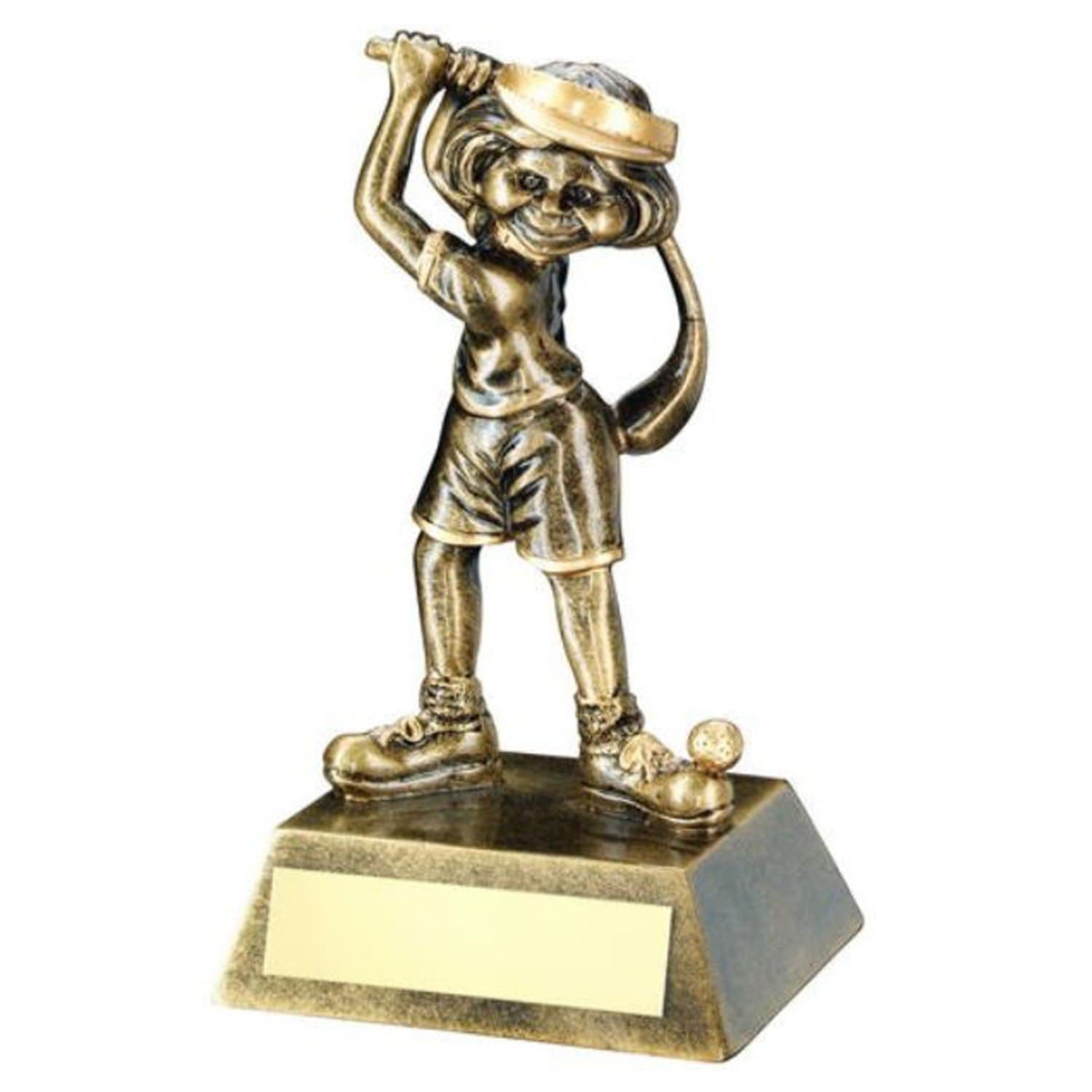 Statuette Golf Dame - Statuetter med gravering