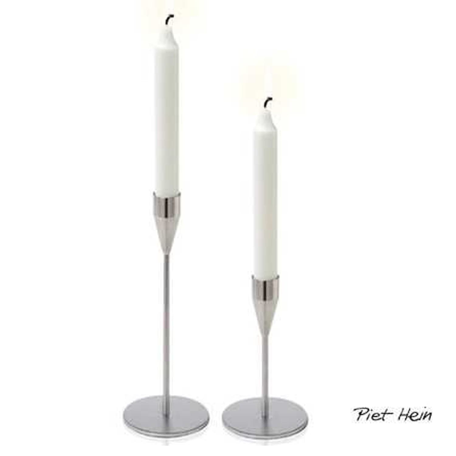Piet Hein Jupiter - Venus lysestage sæt - Lysestager med gravering