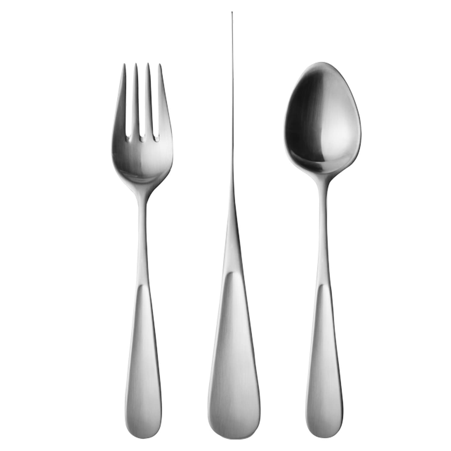 Georg Jensen Vivianna Børnebestik børstet - Børnebestik med gravering
