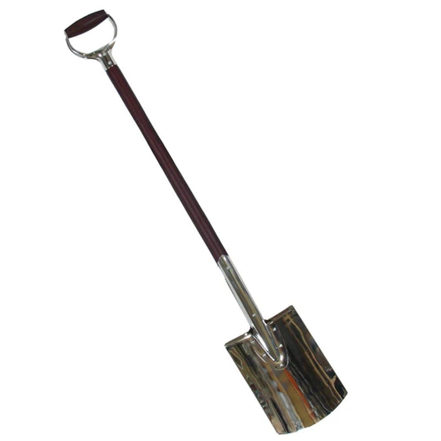 Forkromet spade - Firmagaver med gravering