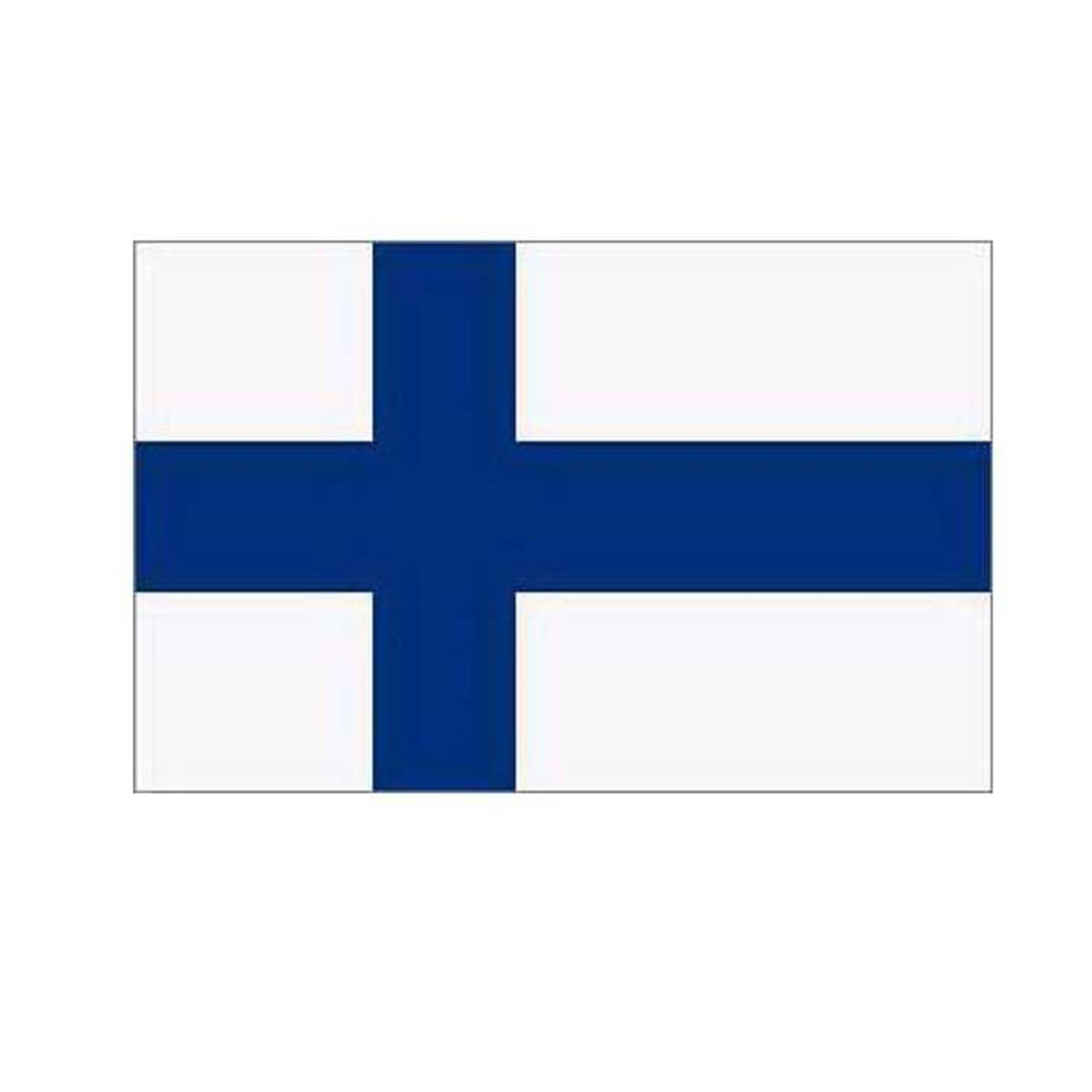Finsk løst Flag til 40 cm bordflag - Bordflag med gravering
