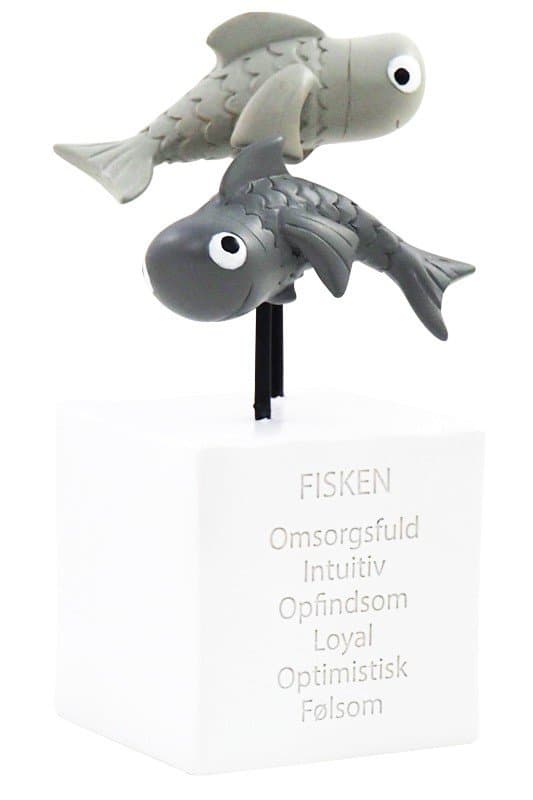 Kids By Friis Stjernetegn Sparebøsse - Fisken - Gaveartikler med gravering