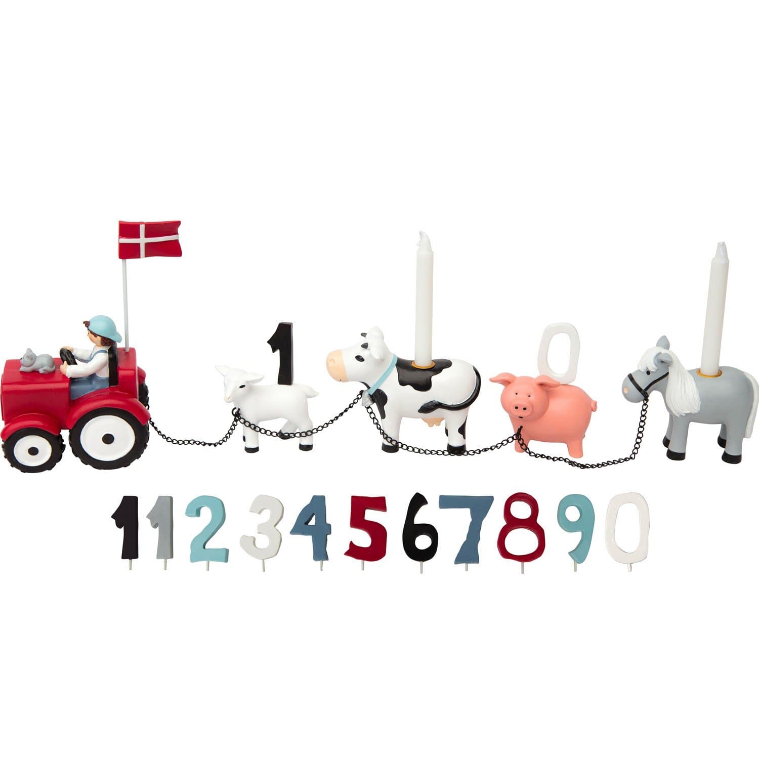 Kids By Friis Fødselsdagstog Bondegårdstog - Kids By Friis med gravering