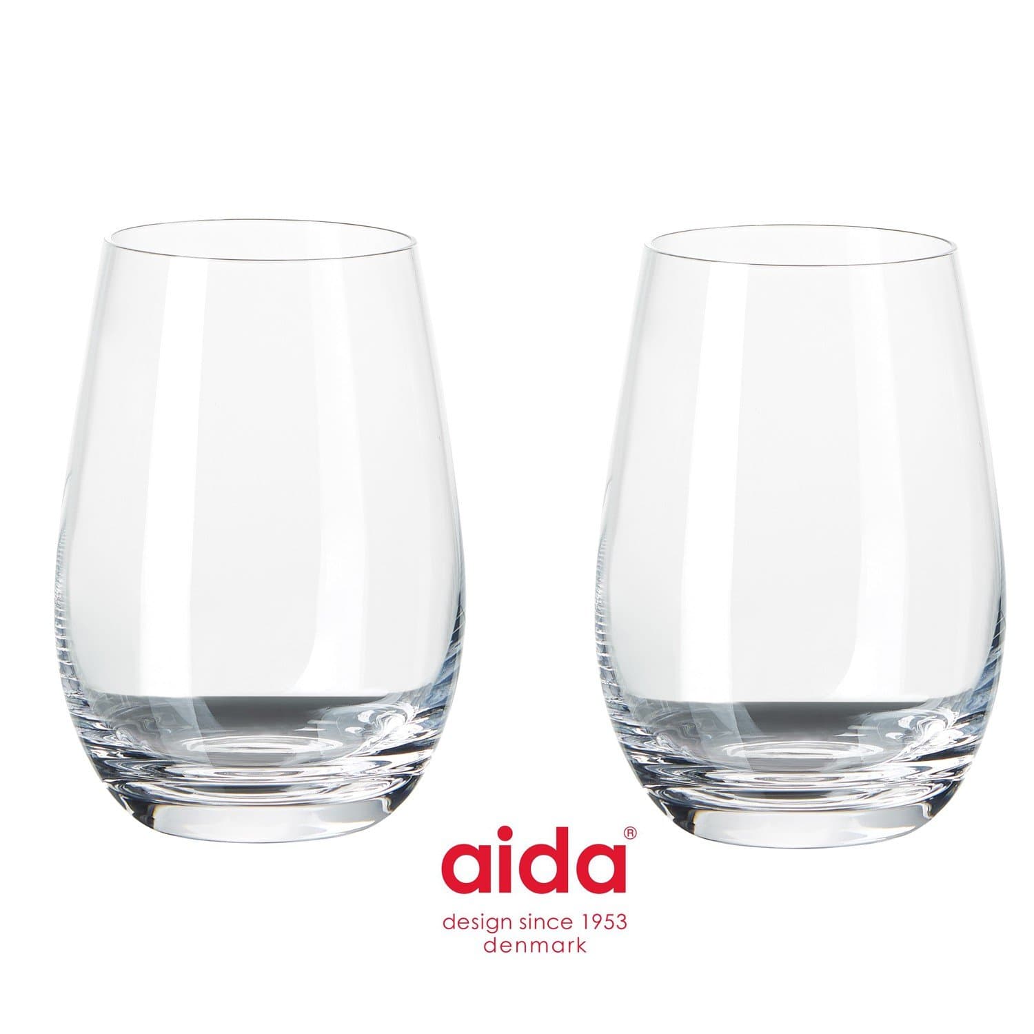 Aida Passion Connoisseur vandglas 2 stk - Aida Passion Connoisseur glas med gravering