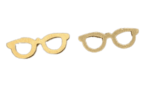 Brille ørestikker - Ørestikker med gravering