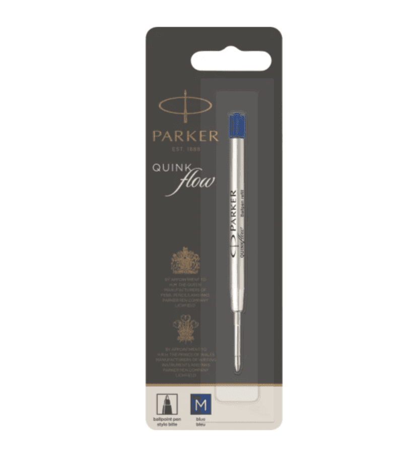 Parker Ballpen Refill Blå Medium - Parker med gravering