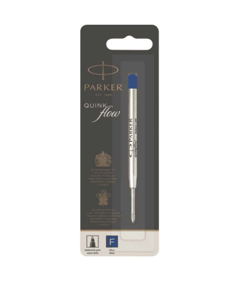 Parker Ballpen Refill Blå Fine - Parker med gravering