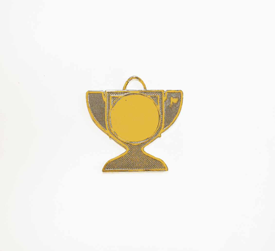 Pokal medalje 50 mm inkl. medaljebånd - Medaljer med gravering