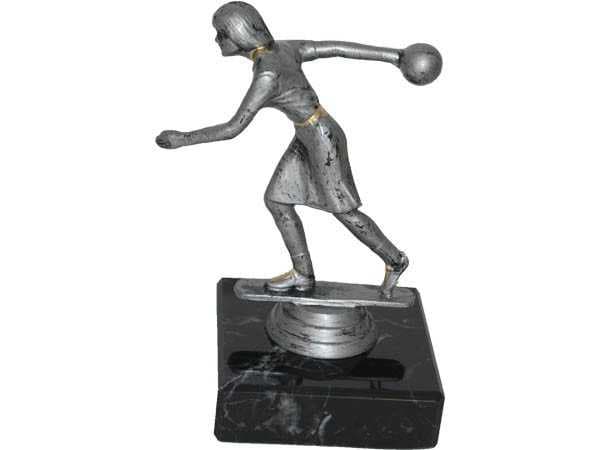 Statuette bowler 12 cm - Statuetter med gravering