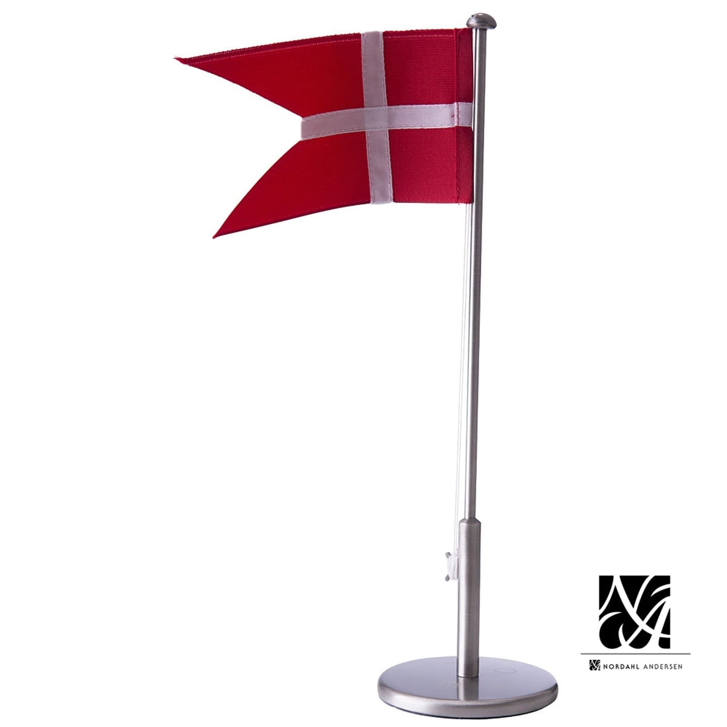 Nordahl Andersen Bordflag 40 cm fortinnet - Bordflag med gravering