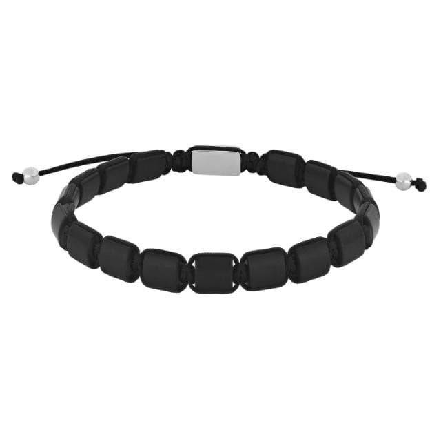 Son of Noa square blank onyx armbånd - Personlige gaver til ham med gravering