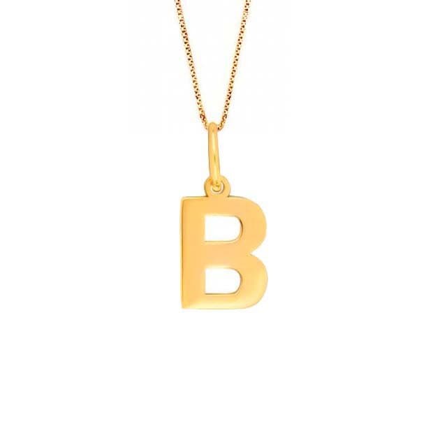 Nordahl Andersen 14 kt bogstav B - Smykker med bogstaver med gravering