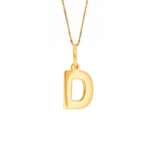 Nordahl Andersen 14 kt bogstav D - Smykker med bogstaver med gravering