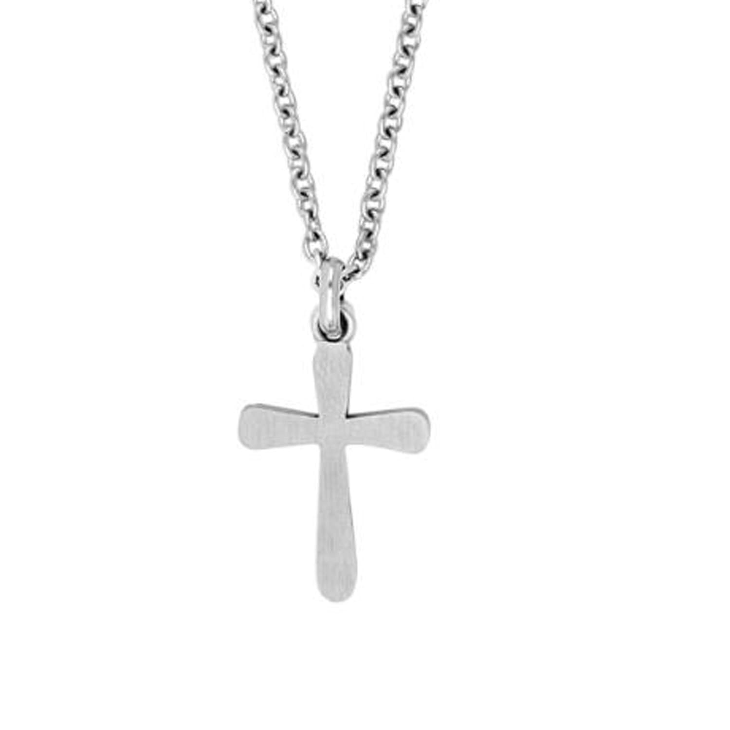 Son of Noa stål kors 16 x 20 mm inkl. kæde - Personlige gaver til ham med gravering