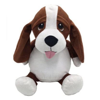 Bamse med navn - Hund - 40 cm - Bamser med gravering