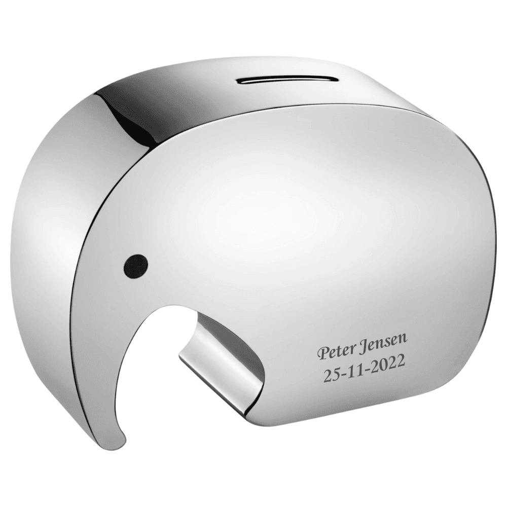 Georg  Jensen Moneyphant Sparegris - Sparegris med gravering