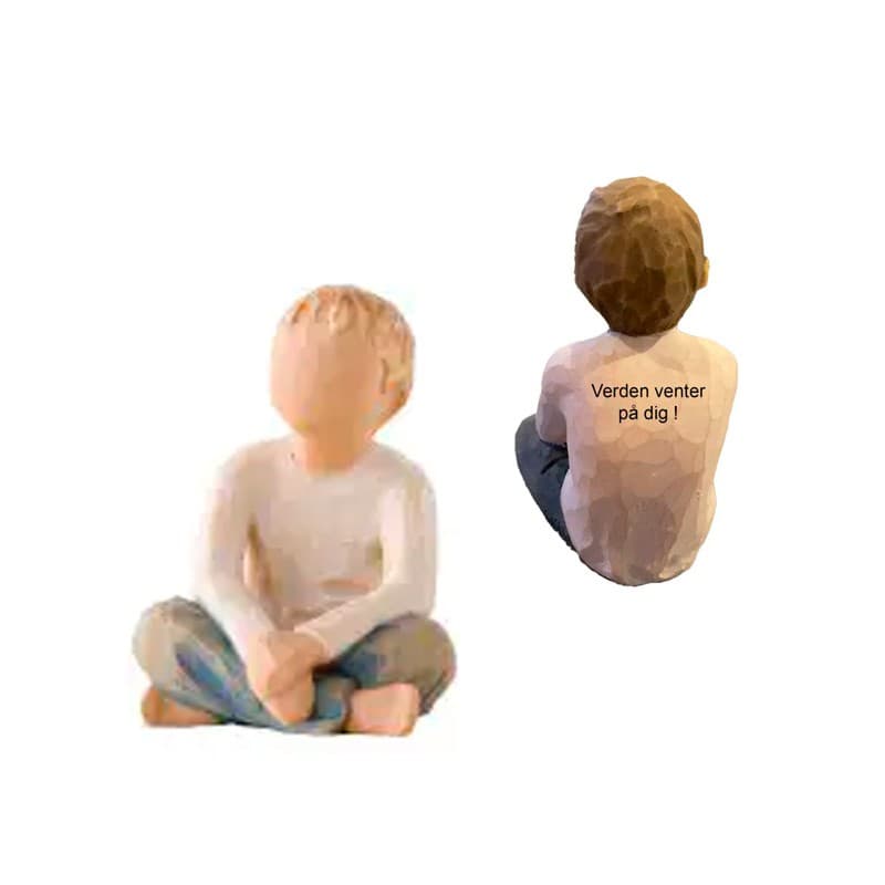 Willow Tree Imaginative Child - Willow  Tree med gravering
