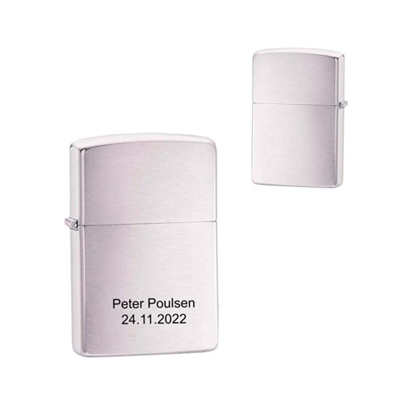Zippo Lighter Brush - Zippo med gravering