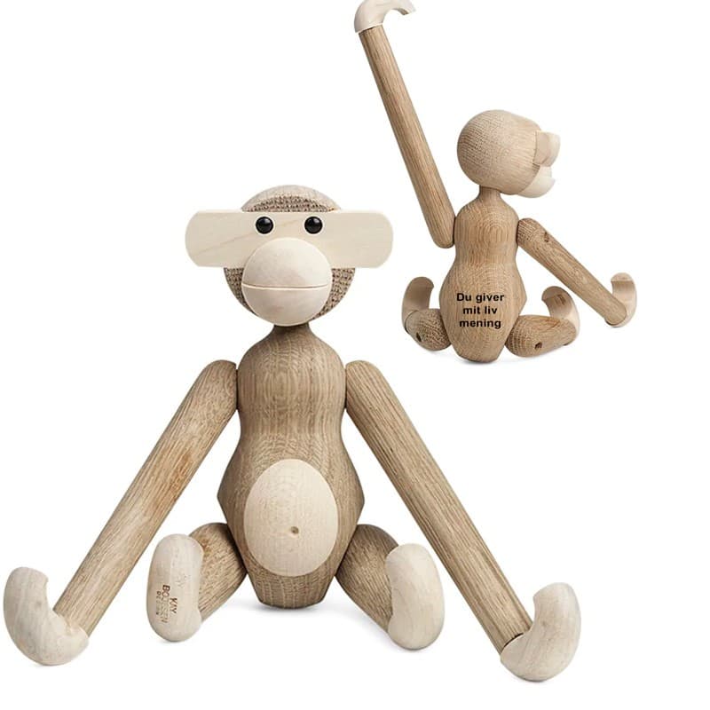 Kay Bojesen Abe lille Lys - Abe med gravering