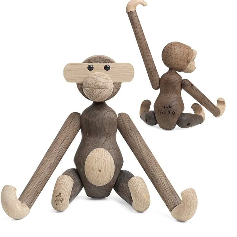 Kay Bojesen Abe røget eg - Personlige gaver til ham med gravering