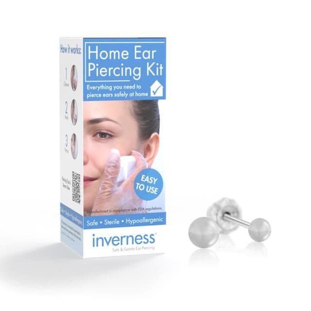 Home kit 3mm Kugle Stål - Ørestikker med gravering