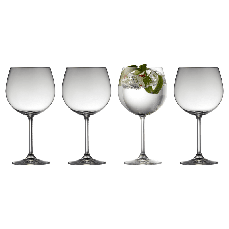 Lyngby Juvel Gin & tonic-glas 4 stk. - Personlige gaver til ham med gravering