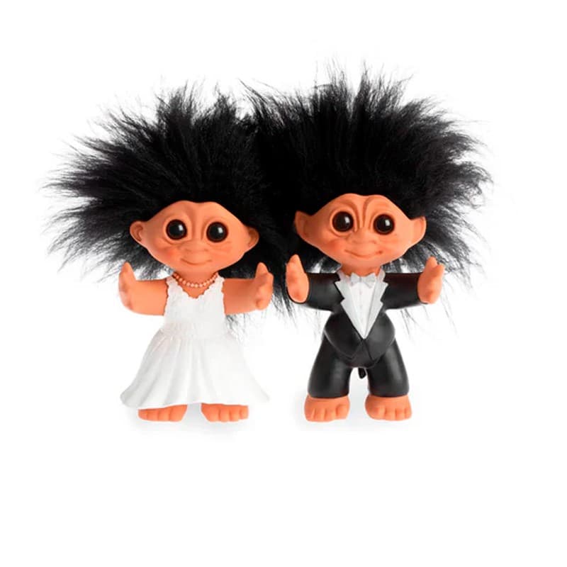 Lykketrold - Brudepar - Bryllupsgave med gravering