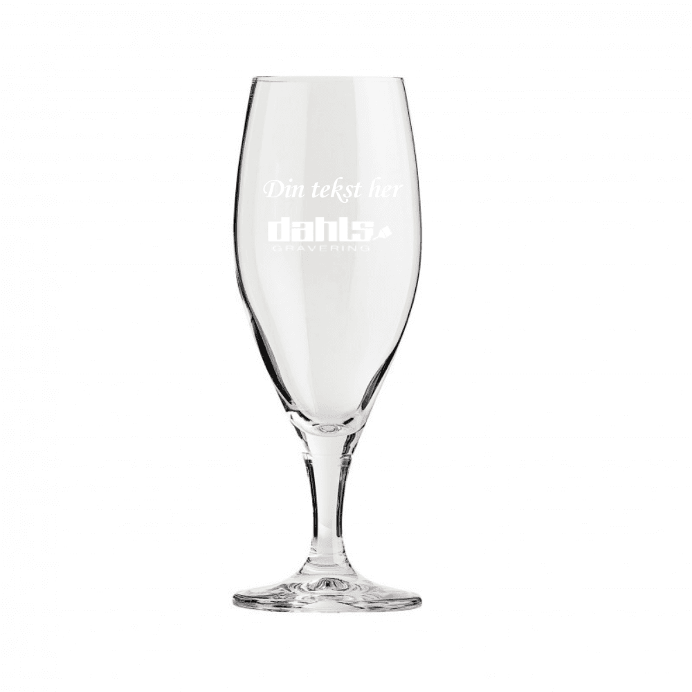 Ølglas med logo - Firmagaver med gravering