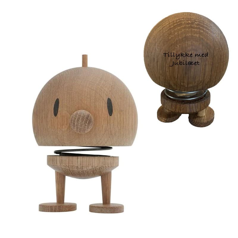 Hoptimist Bumle eg Large - Hoptimist med gravering