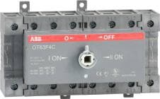 ABB Generator omskifter 1-0-2, 63A 4 polet, indbygning for n�dstr�m
