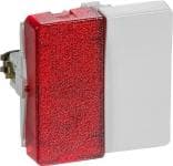 LK FUGA® Afbryder 1 polet med lampe 13A - Lysegr�