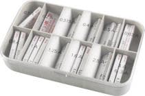 Finsikring sortiment 5x20 mm Tr�g, 100 mA - 6,3 A 200 stk.