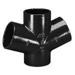 MA Dobbelt grenr�r 67,5 gr. 100 mm, sort
