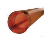 Nedl�bsr�r 0,7- 76 mm, lgd. A 2 mtr. Kobber - Tages ikke retur -