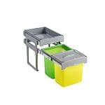 Intra Juvel TANK40 affaldssystem 2x16ltr beh til k�kkenskab