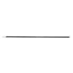Metalkosteskaft med oph�ng og gevind, 130cm i gr�