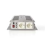 Power Inverter Modificeret sinus | Indgangssp�nding: 24 VDC | Enhedens str�mudgangsforbindelse: 2 | 230 V ~ 50 Hz | 1700 W | Peak-effekt: 3000 W | Sokkel type: F (CEE 7/3) | Skrueterminal | Modifieret Sinuskurve | Sikring | S�lv
