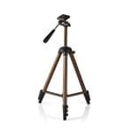 Stativ | Maksimal belastningskapacitet: 2.0 kg | Minimum arbejdsh�jde: 40.5 cm | Maksimal arbejdsh�jde: 128.0 cm | Antal segmenter: 4 | 645.0 g | Pan | Rejsetaske inkluderet | Bronze/S�lv
