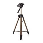 Stativ | Maksimal belastningskapacitet: 4.0 kg | Minimum arbejdsh�jde: 64.0 cm | Maksimal arbejdsh�jde: 161.0 cm | Antal segmenter: 2 | 1540.0 g | Pan & Tilt | Rejsetaske inkluderet | Sort/S�lv