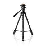 Stativ | Maksimal belastningskapacitet: 3.0 kg | Minimum arbejdsh�jde: 60.0 cm | Maksimal arbejdsh�jde: 165.0 cm | Antal segmenter: 3 | 1820.0 g | Pan & Tilt | Rejsetaske inkluderet | Selvnivellerende f�dder | Sort/Sort
