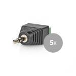 CCTV sikkerhed stik | 3-vejs terminalblok | 3,5 mm Jack han | Han | Gr�n / Sort