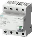 Siemens fejlstr�msafbryder AC/DC 63A 4P 30MA, type B - HPFI rel�