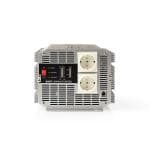 Power Inverter Modificeret sinus | Indgangssp�nding: 12 VDC | Enhedens str�mudgangsforbindelse: 2 | 230 V ~ 50 Hz | 4000 W | Peak-effekt: 8000 W | Sokkel type: F (CEE 7/3) | Skrueterminal | Modifieret Sinuskurve | Sikring | S�lv