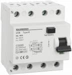 Malmbergs fejlstr�msafbryder AC/DC 40A 4-Polet 30MA, type B - HPFI rel�