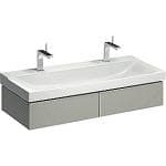 Geberit XENO2 vaskeskab 1174x220x462mm med 2 skuffer, greige
