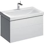 Geberit XENO2 vaskeskab 880x530x462mm med 2 skuffer, hvid