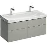 Geberit XENO2 vaskeskab 1174x530x462mm med 4 skuffer, greige