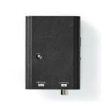 Digital Audio Converter | 1-vejs | Tilslutninger indgang: 1x S/PDIF | Tilslutninger udgang: TosLink Hun | Manual | Sort