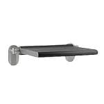 d line foldbar bades�de, rustfri b�rstet st�l